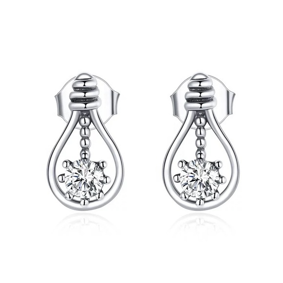 kjcsilver Jewelry - 925 Sterling Silver small bulbs Earrings